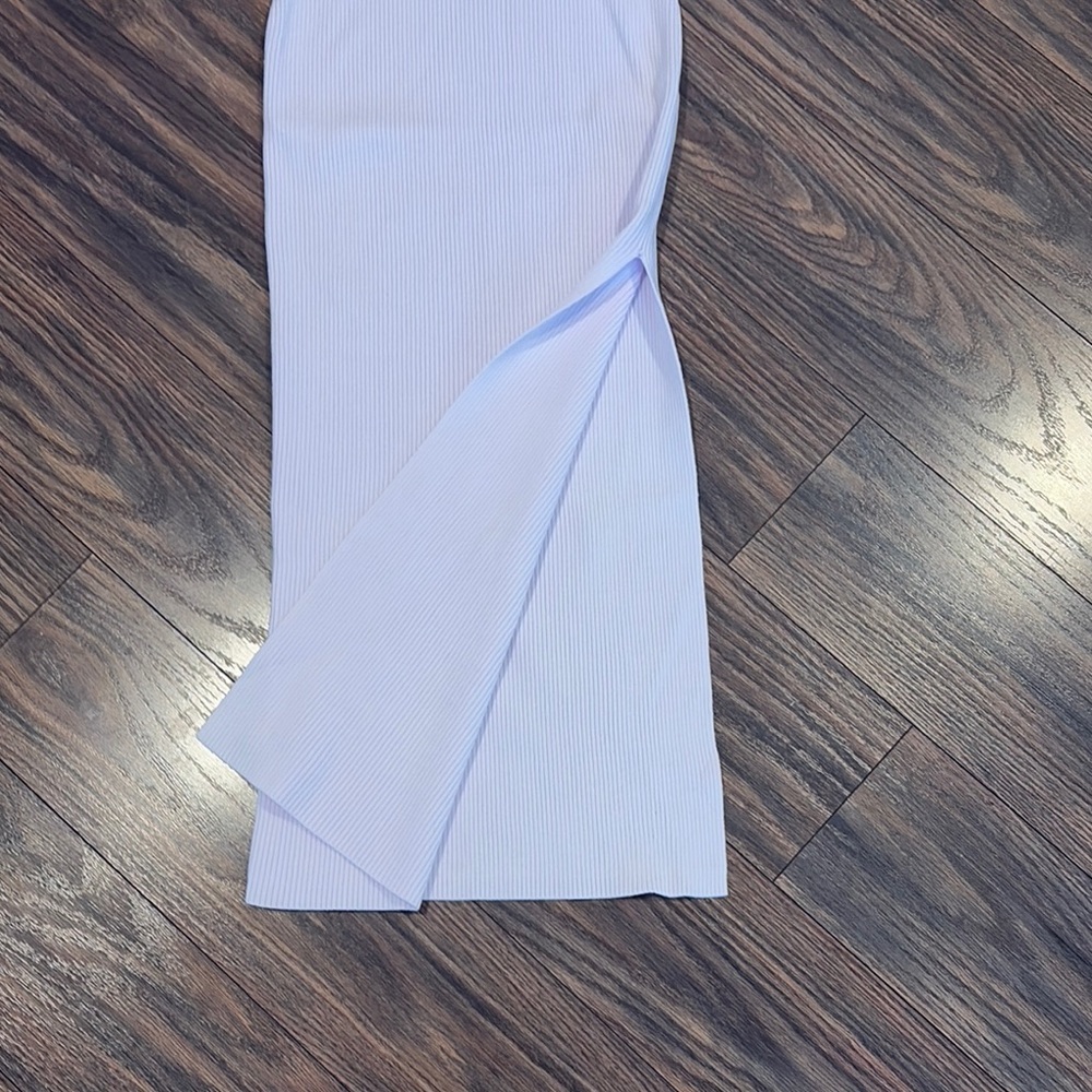 NWT- Elegant Lavender One-Shoulder Dress by Wilfred (Aritzia) size 2/XS - Picture 6 of 8